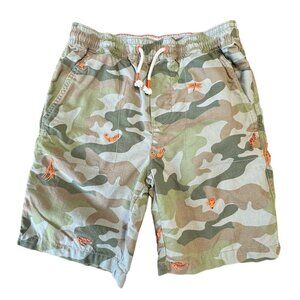 MINI BODEN Embroidered Camo Shorts Boys 9Y 9 134cm African Animals Short Boy